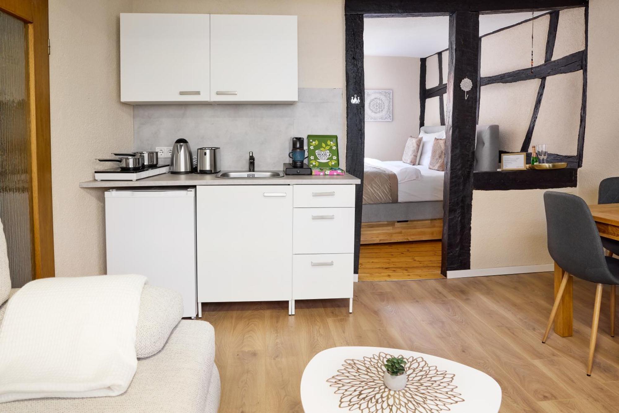 Hygge-Flats - Zentral Fuer 2-4 Personen, Wlan Apartment Heppenheim  Bagian luar foto